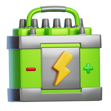 Bateria de carro  3D Icon