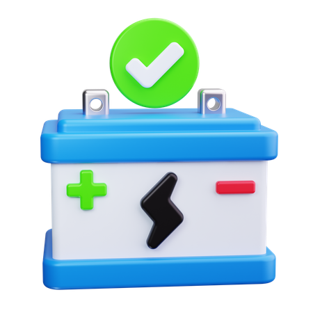 Batería de coche  3D Icon