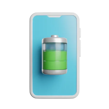 Energia Da Bateria Do Telefone 3D Icon