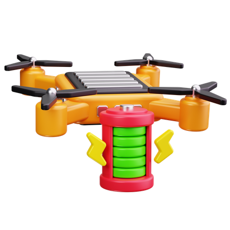 Bateria de drone  3D Icon