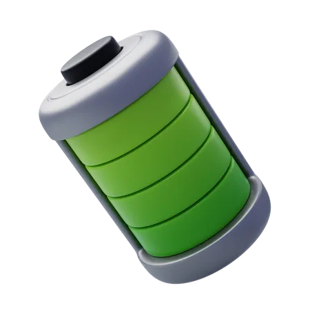 Bateria ecologica  3D Icon