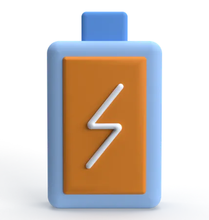 Energia da bateria  3D Icon