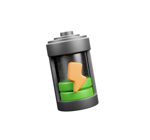 Bateria Fraca  3D Icon