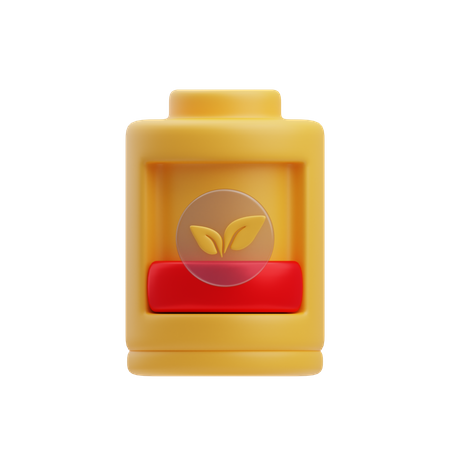 Bateria Fraca  3D Icon
