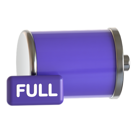 Bateria llena  3D Icon