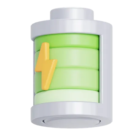 Bateria renovável  3D Icon