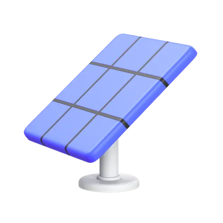 Bateria solar  3D Icon