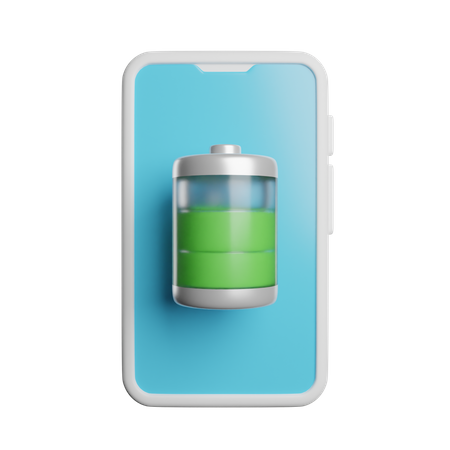 Bateria del telefono  3D Icon