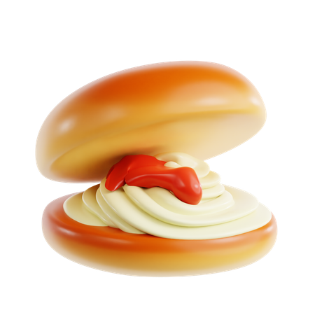 Bath Bun  3D Icon