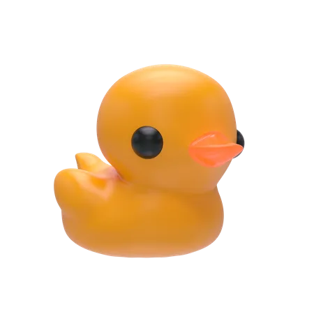 Bath Duck  3D Illustration