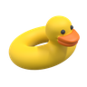 shower duck emoji 3d