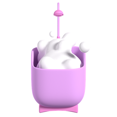 Bath Tub 3D Illustration