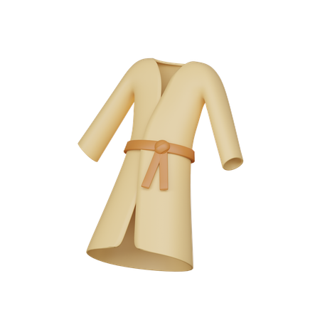 Bathrobe  3D Icon