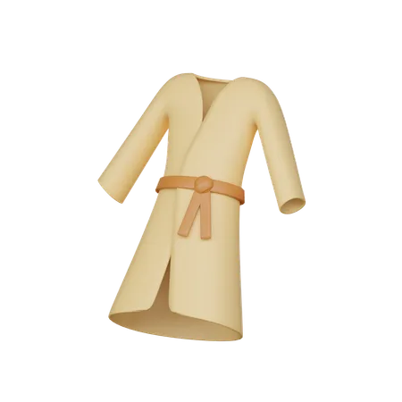 Bathrobe  3D Icon