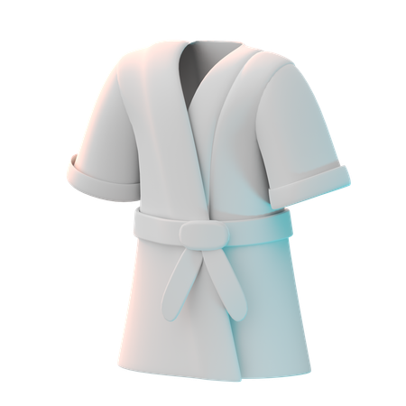 Bathrobe  3D Icon