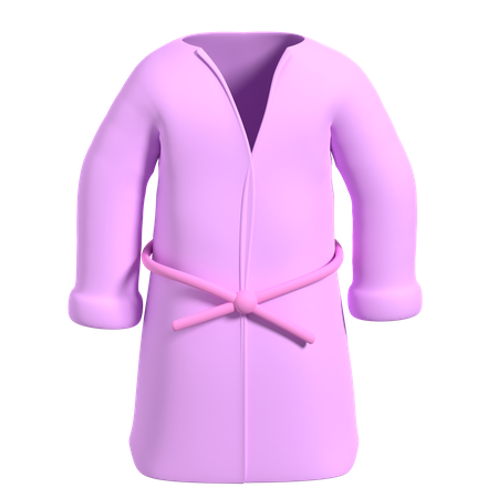 Bathrobe  3D Illustration