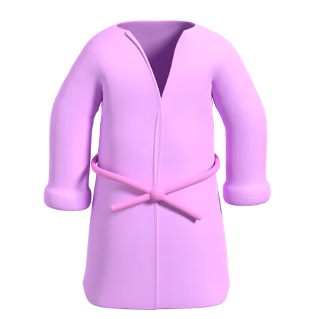 Bathrobe  3D Illustration