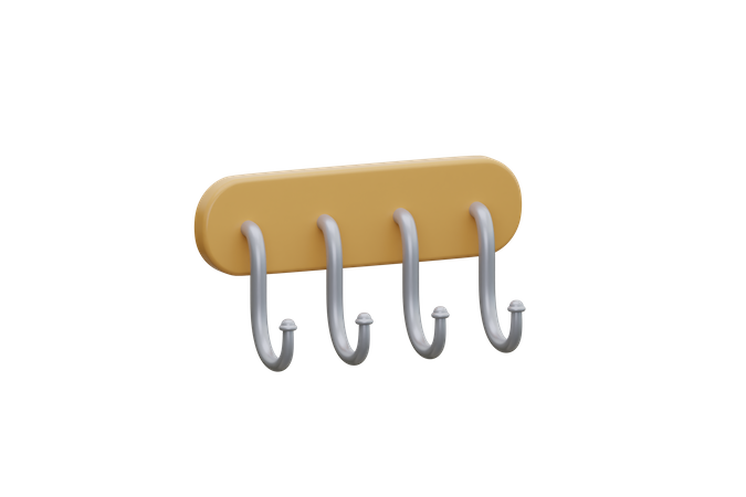 Bathroom Hanger  3D Icon