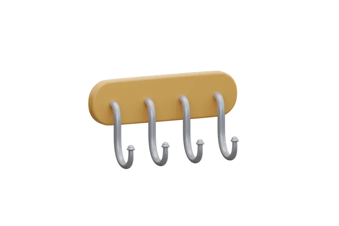 Bathroom Hanger  3D Icon