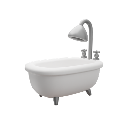 목욕통  3D Icon