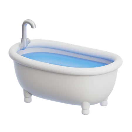 목욕통  3D Icon