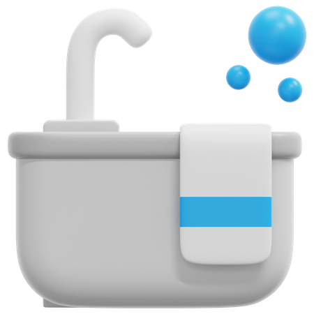 Bathtub  3D Icon