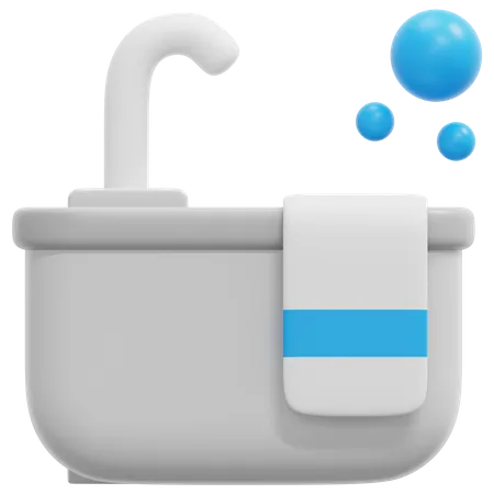 Bathtub  3D Icon