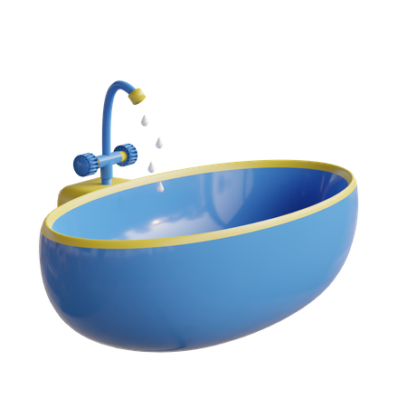 Bathtub  3D Icon