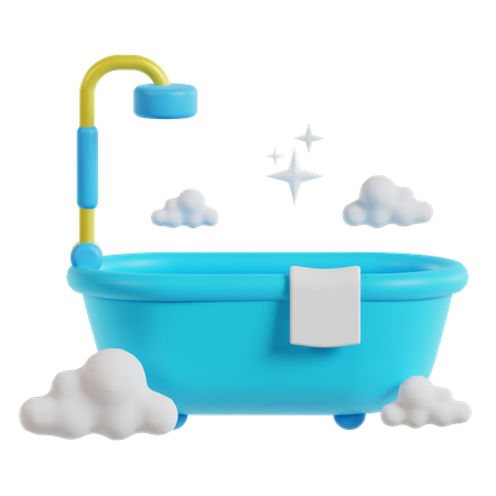Bathtub  3D Icon
