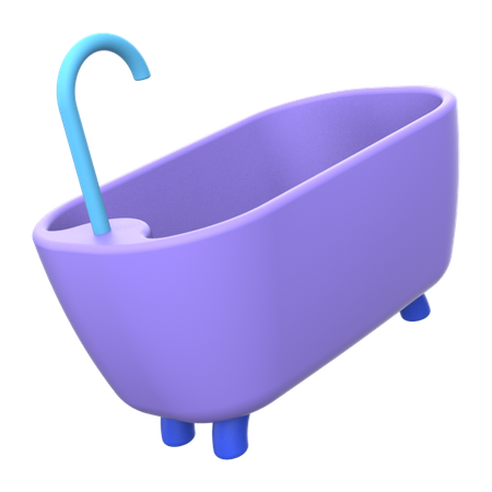 Bathtub  3D Illustration