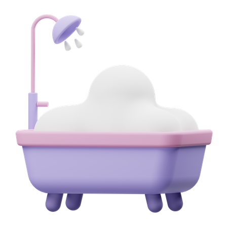 Bathtub  3D Illustration