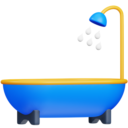 Bathtub 3D Icon