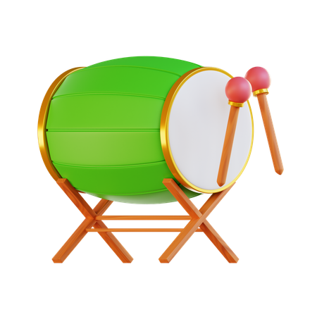 Batida de tambor  3D Icon