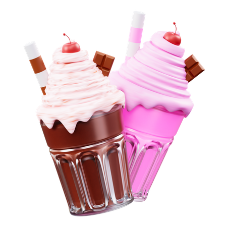 Batido  3D Icon