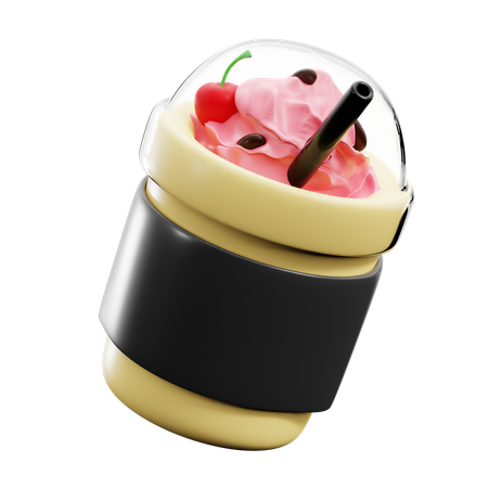 Batido  3D Icon