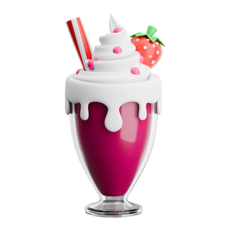 Batido  3D Icon