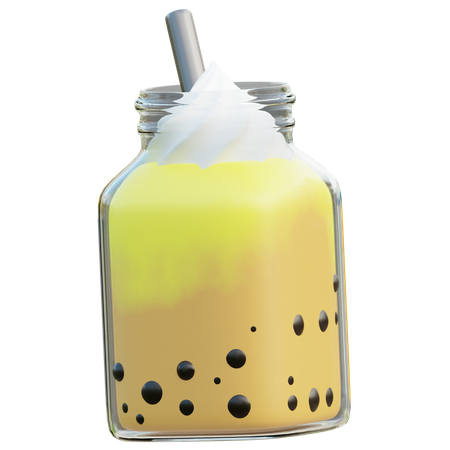 Batido de aguacate  3D Icon