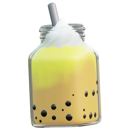 Batido de aguacate  3D Icon