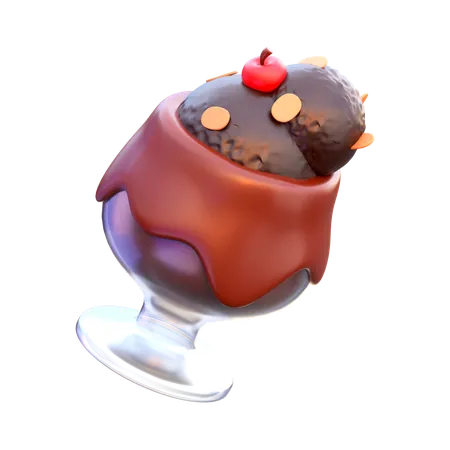 Batido de chocolate  3D Icon