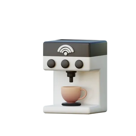 Mezclador de café inteligente  3D Illustration