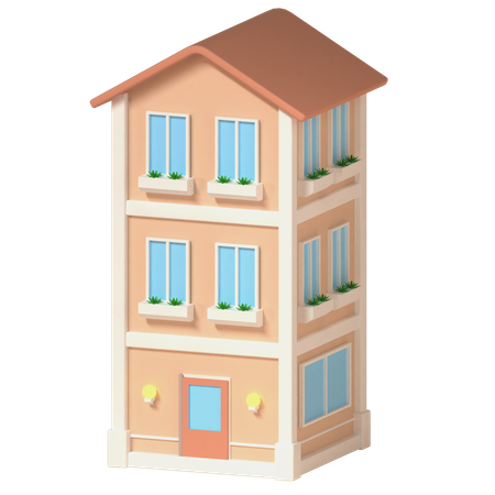 Bâtiment  3D Icon