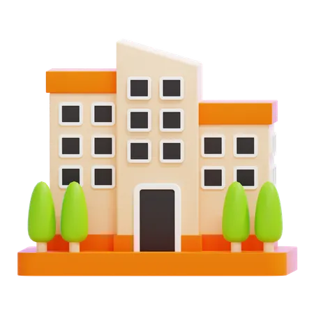 Bâtiment  3D Icon