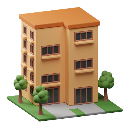 Bâtiment  3D Icon