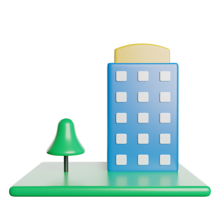 Bâtiment  3D Icon