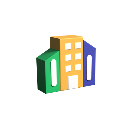 Bâtiment  3D Icon