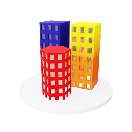 Bâtiment  3D Icon