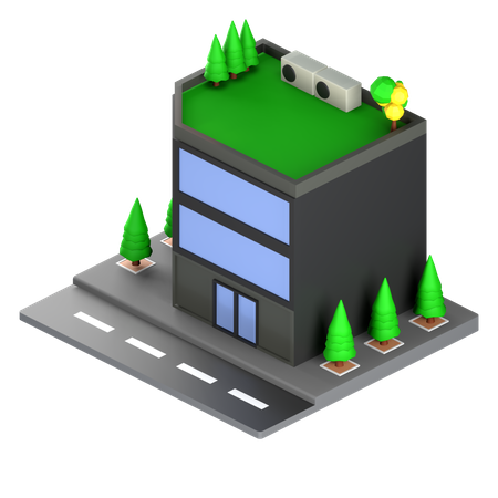 Bâtiment  3D Icon