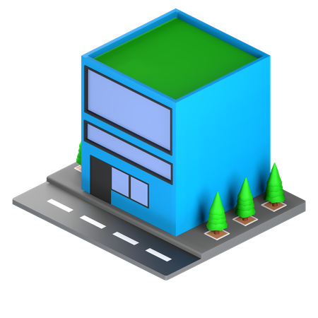 Bâtiment  3D Icon