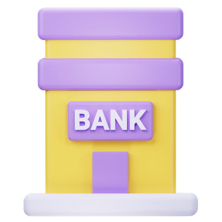 Banque  3D Icon