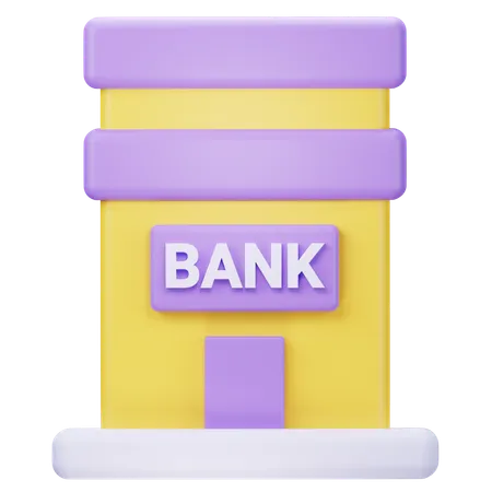 Banque  3D Icon